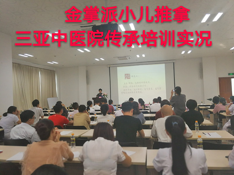 金掌派非遺技術三亞市中醫院傳承班